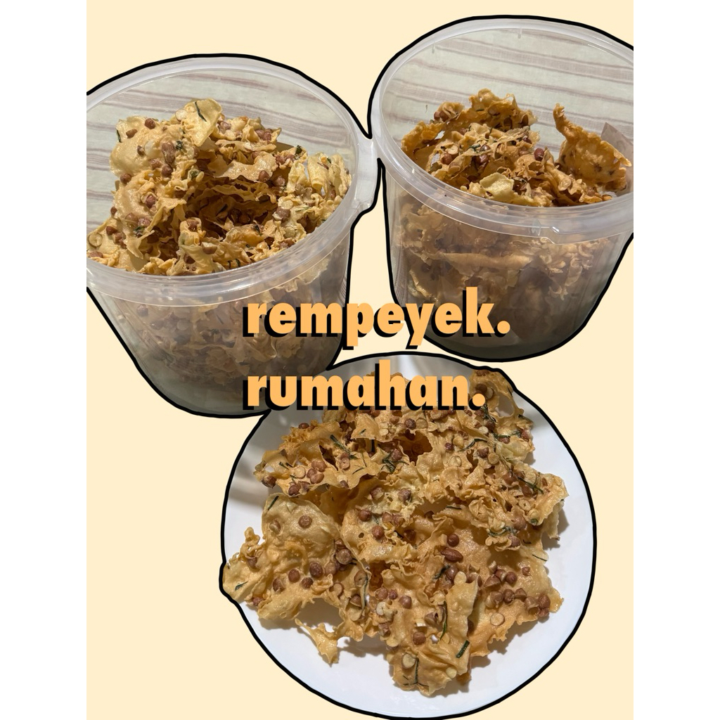 

Peyek Kacang Renyah Gurih Toples Besar 5L
