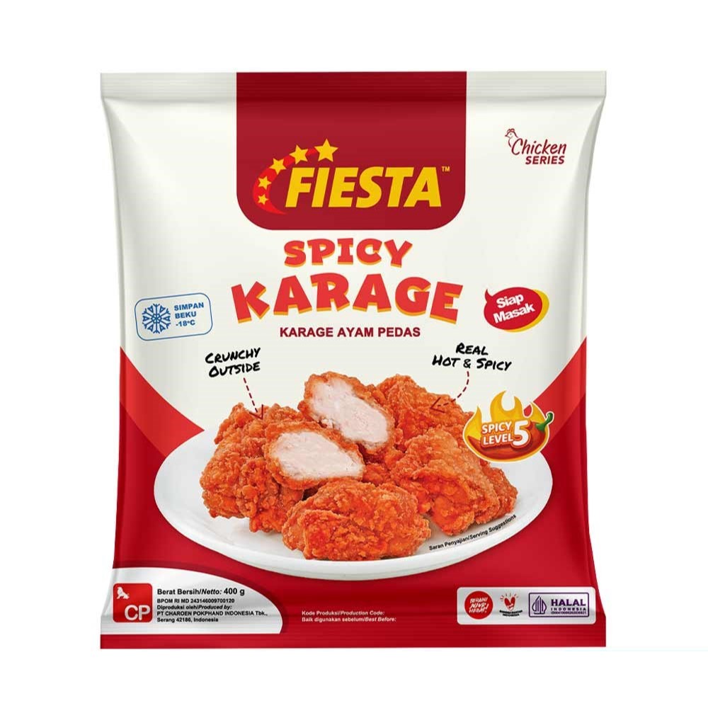 

Fiesta Chiken Spicy Karage 400 gr