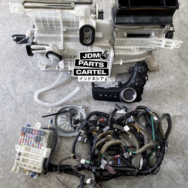 Panel AC digital honda jazz ge8 fit hybrid set panel, blower, fuse box dan wiring