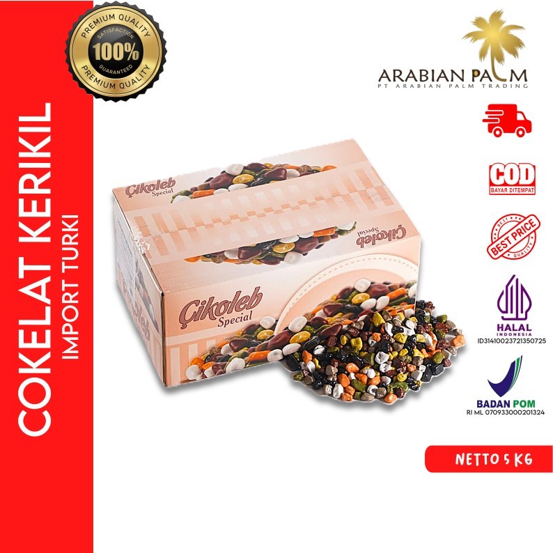

Coklat batu turky 5kg / coklat krikil 5kg