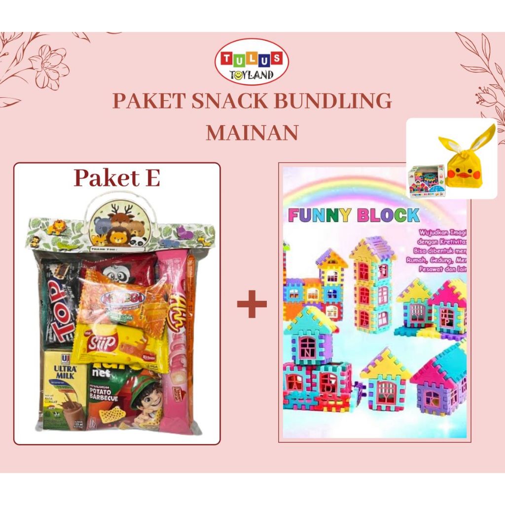 PROMO 30 FREE 1 PAKET SNACK BINGKISAN GOODIE BAG ANAK ULTAH AGUSTUSAN KHITAN BUNDLING