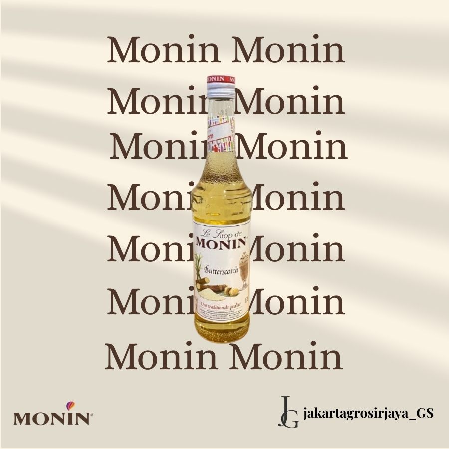 

SYRUP MONIN BUTTERSCOTCH 700 ML SIRUP BUTTER SCOTCH - MONIN BUTTER SCOTCH 700 ML SIRUP