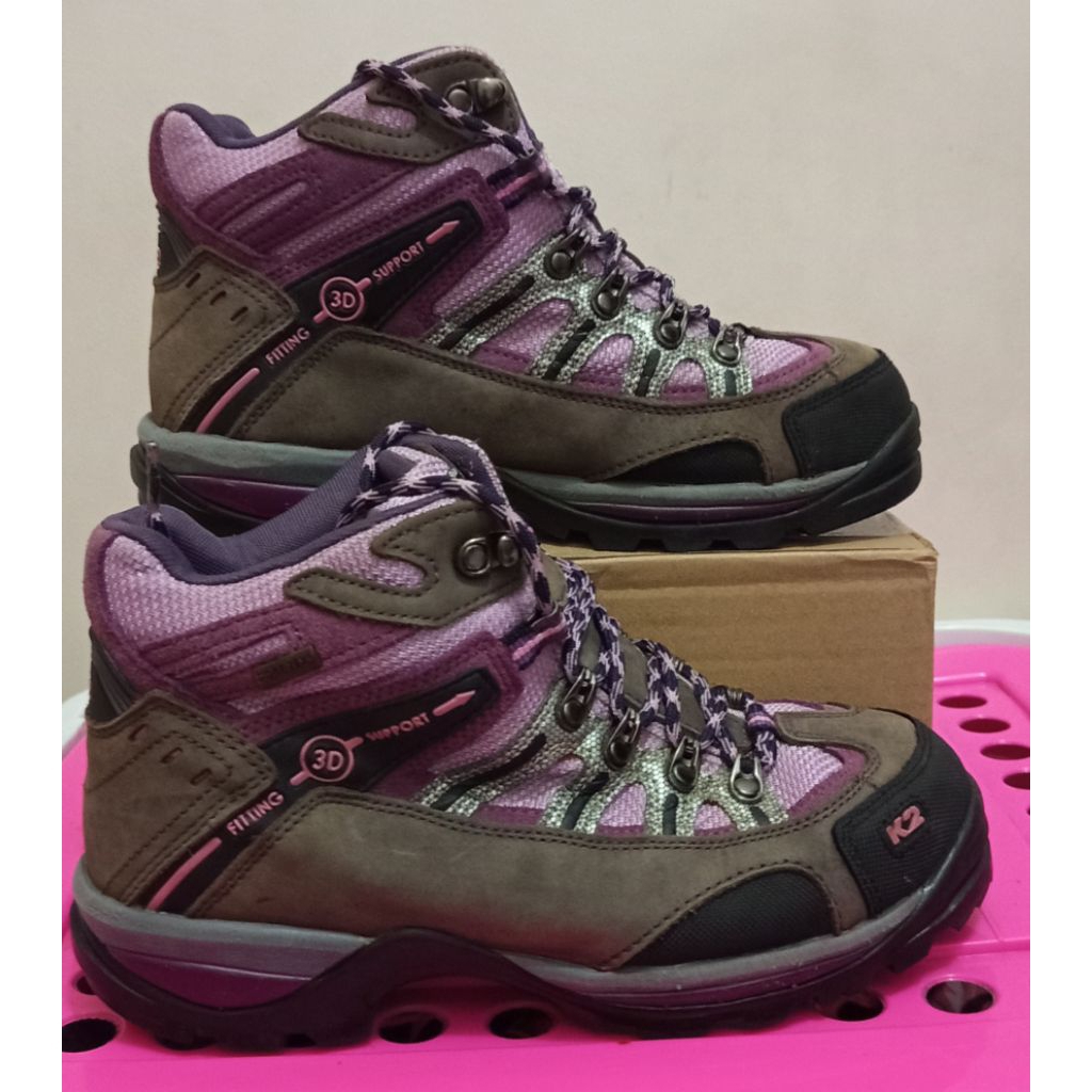 sepatu second outdoor K2 size 38 korea