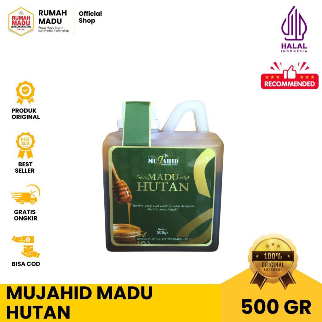 

MADU HUTAN MUJAHID 500gr||RUMAH MADU