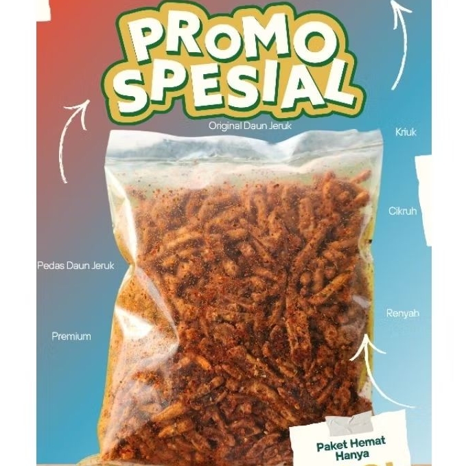 

BASRENG Original Pedas Daun Jeruk Murah Viral 30rb Snack Sultan Basreng Stik Kualitas Premium Sedep