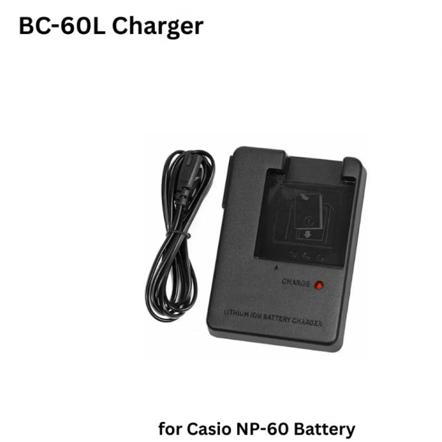 Charger Casio BC-60L [ EX-Z80, EX-Z85, EX-Z90, EX-Z19, EX-Z20, EX-Z21