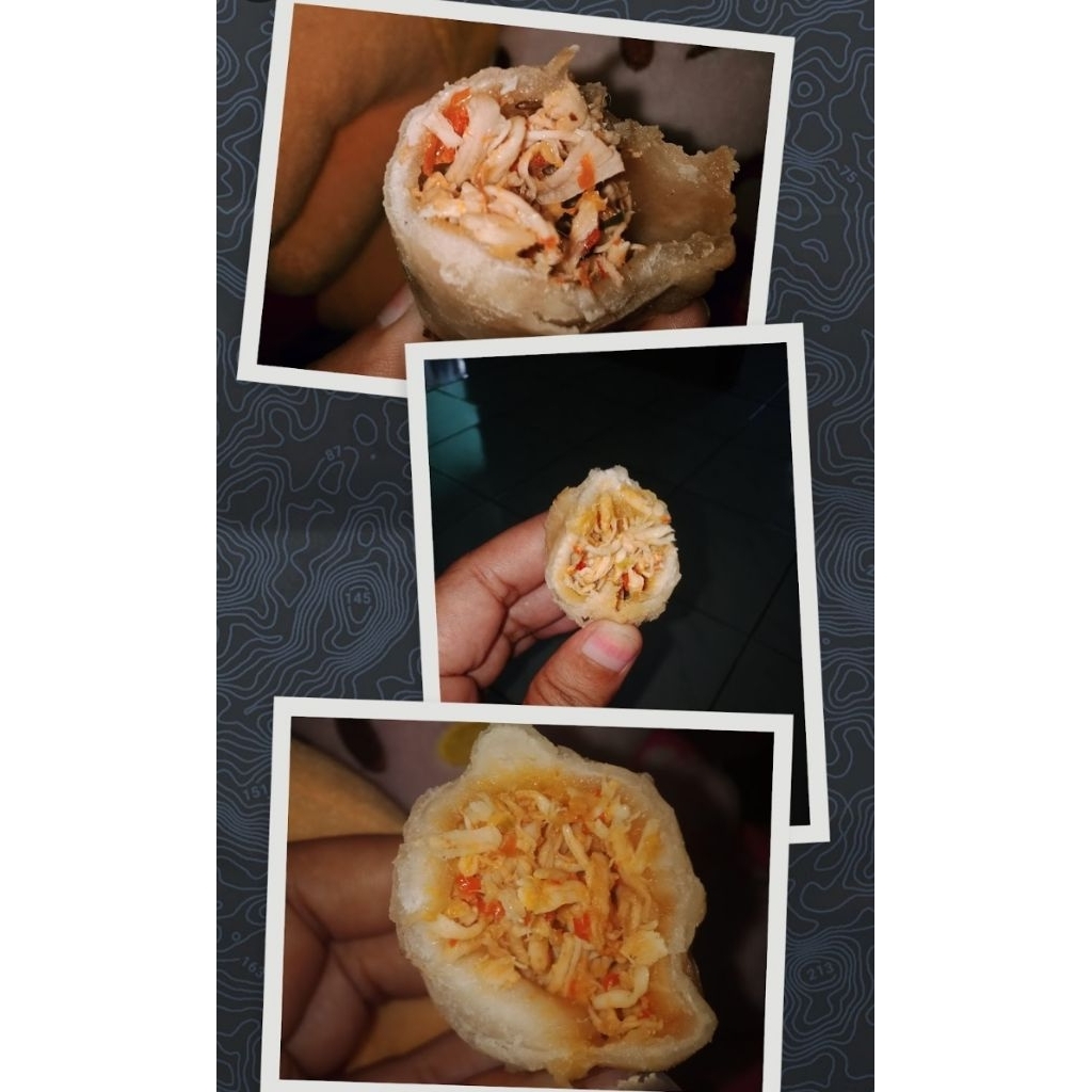 

Cireng isi Ayam Suwir pedas mini