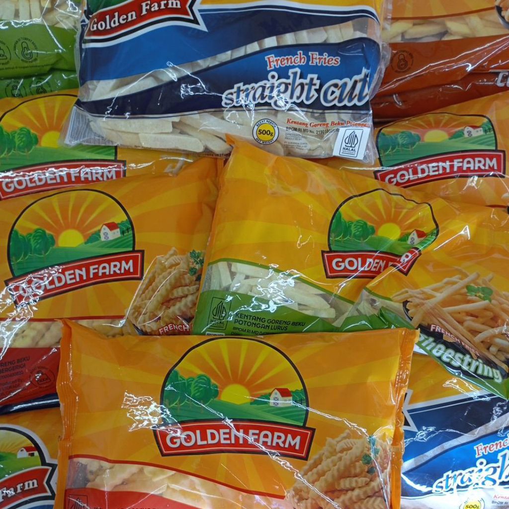 

Golden Farm Kentang Goreng Beku KHUSUS INSTAN