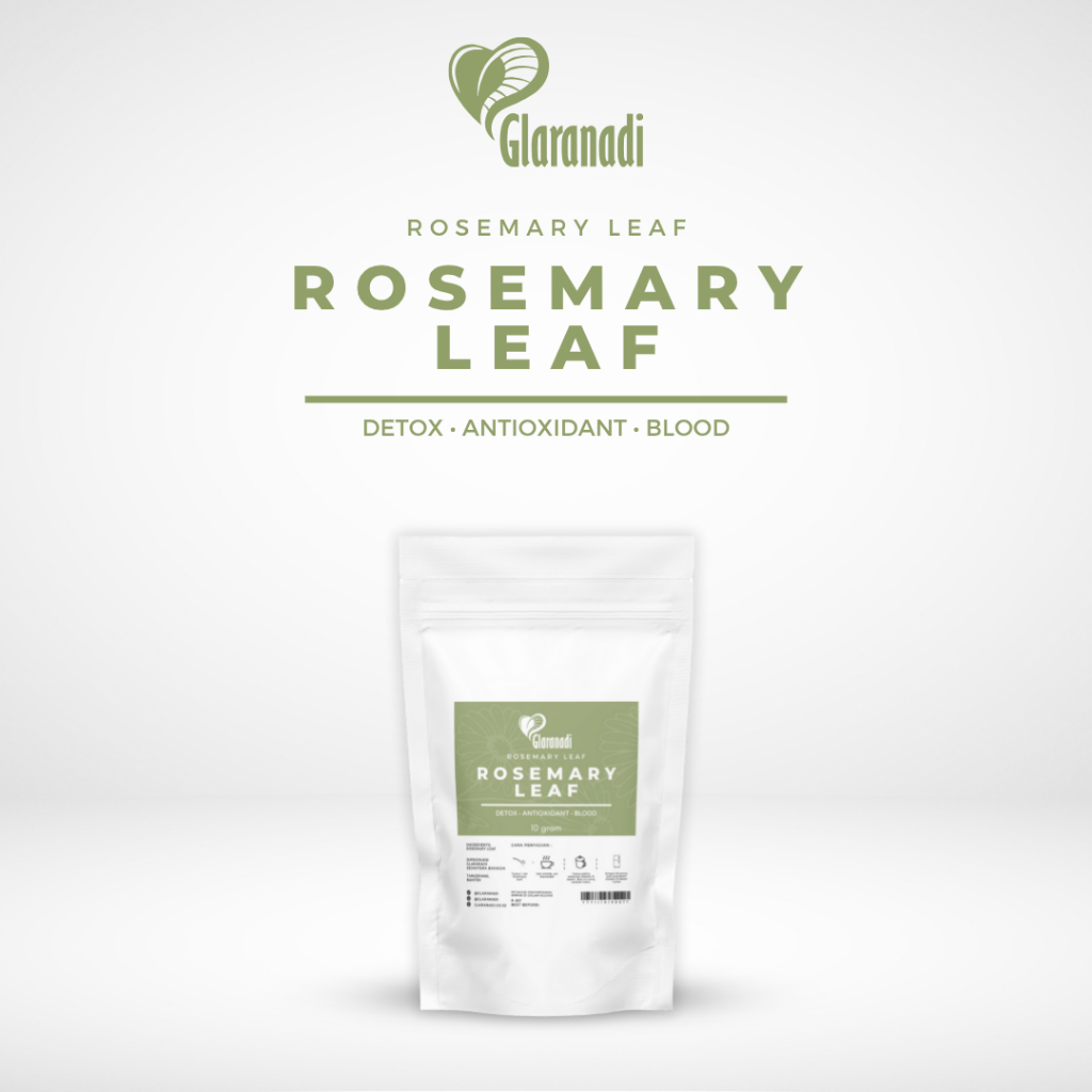 

Glaranadi Teh Daun Rosemary Kering 16g / Dried Rosemary Leaves Tea