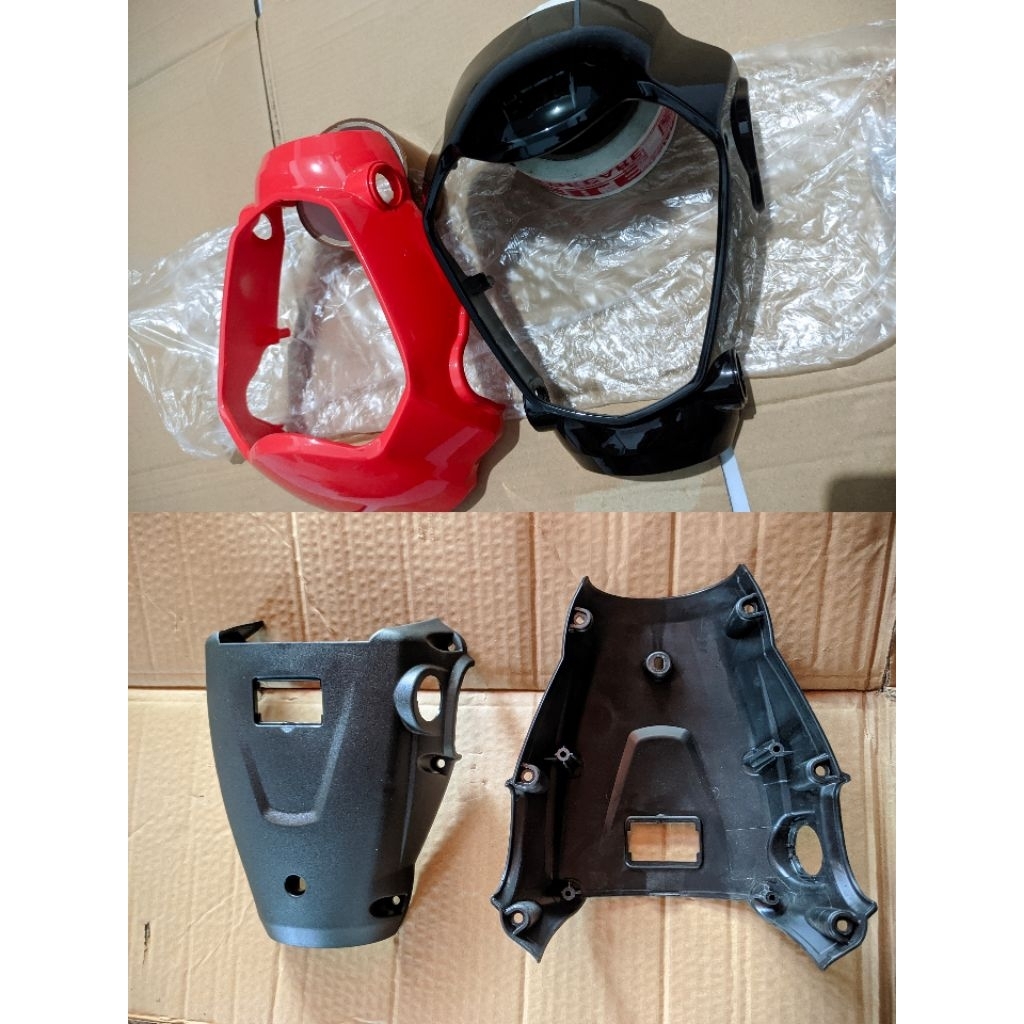 Cover kepala lampu depan dan belakang sepeda listrik exotic TX Goda140 UOU 140S 140L 140a lama new