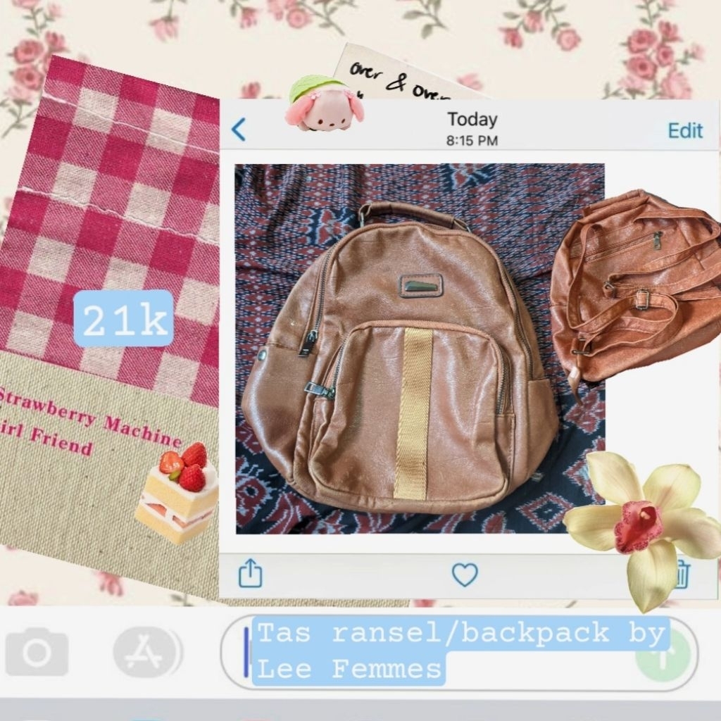 [preloved] tas ransel/backpack by Lee Femmes | MINUS LIHAT SLIDE 6