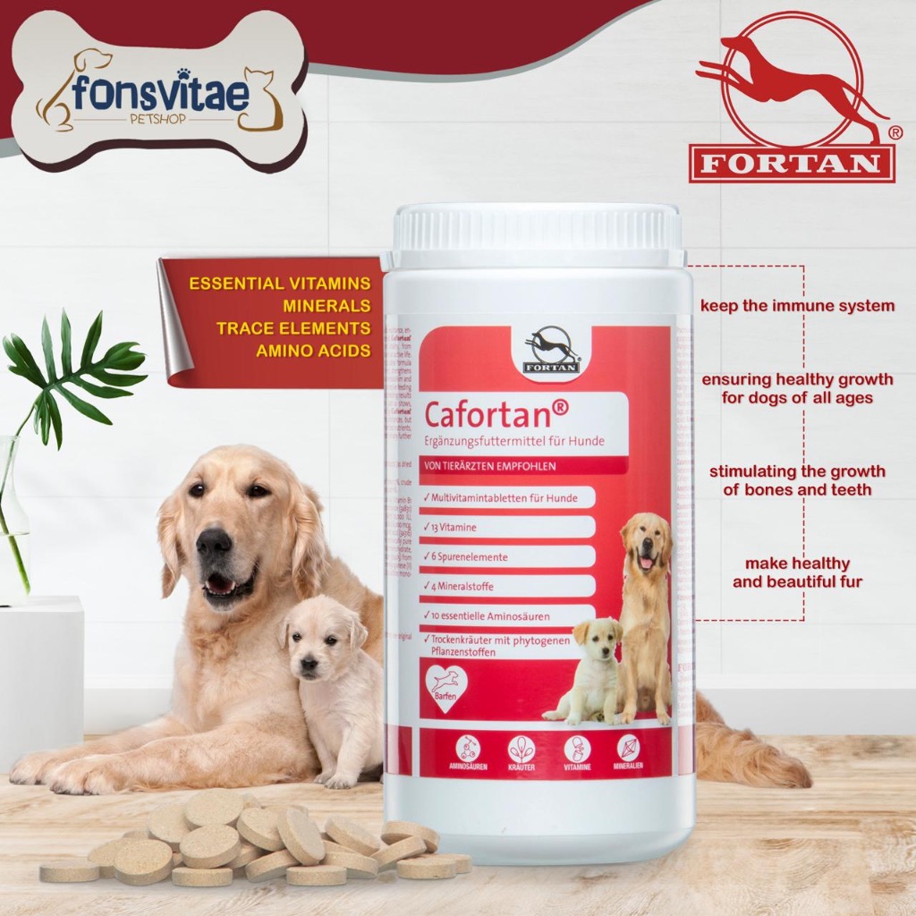 FORTAN Cafortan 1000gr - Multivitamin Anjing