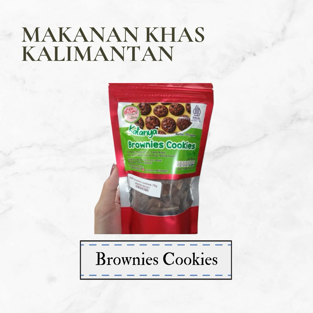 

Camilan manis buatan lokal Khas Samarinda Brownies Cookies