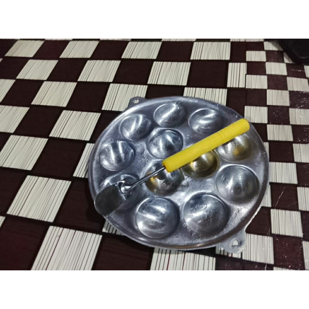 cetakan baklor/takoyaki + sutil/sodet kecil