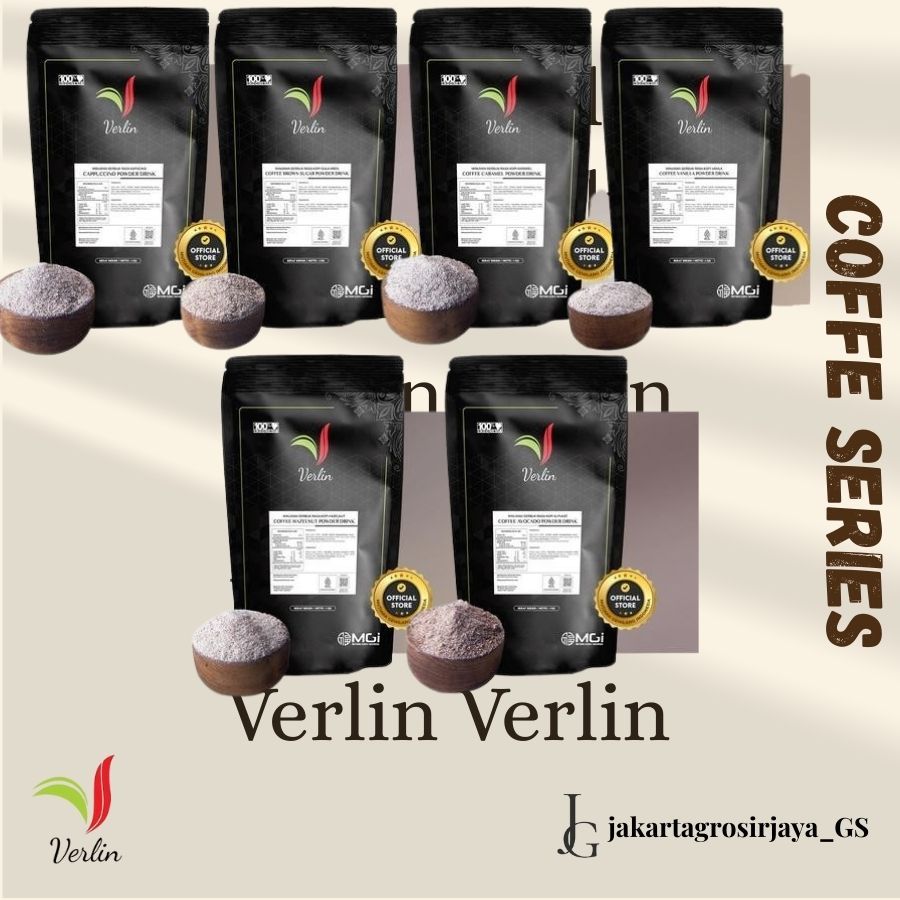 

Verlin Drink Powder 1kg COFFEE SERIES / Bubuk Minuman Kekinian - Verlin Powder COFFEE SERIES 1 kg All Variant
