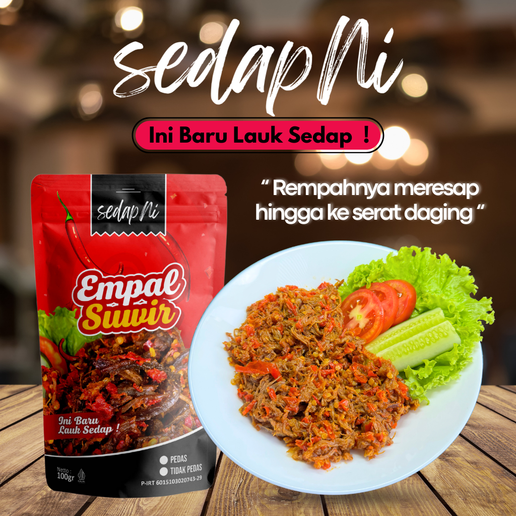 

SedapNi - Empal Suwir / Lauk Siap Saji Ready To Eat