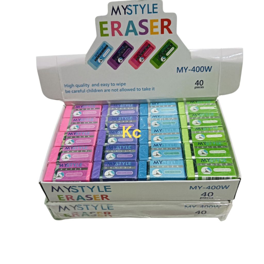 

(promo) penghapus ER-100 penghapus warna warni / random 1 pack 40 pcs/ 20 pcs