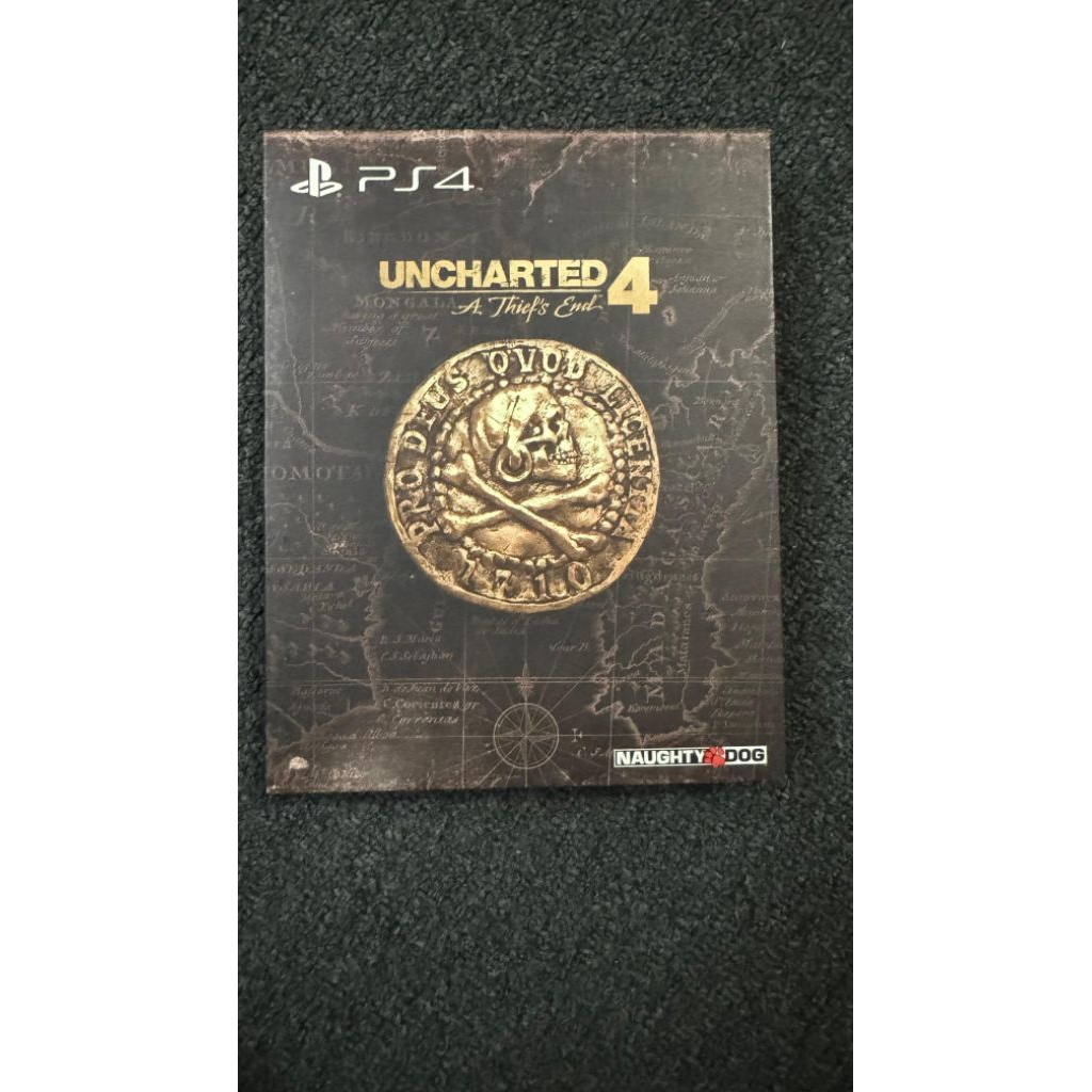 KASET GAME PS 4 BLURAY DISC UNCHARTED 4: A THIEF'S END (Steelcase & Artbook Edition) - PS 4 - ORI - 