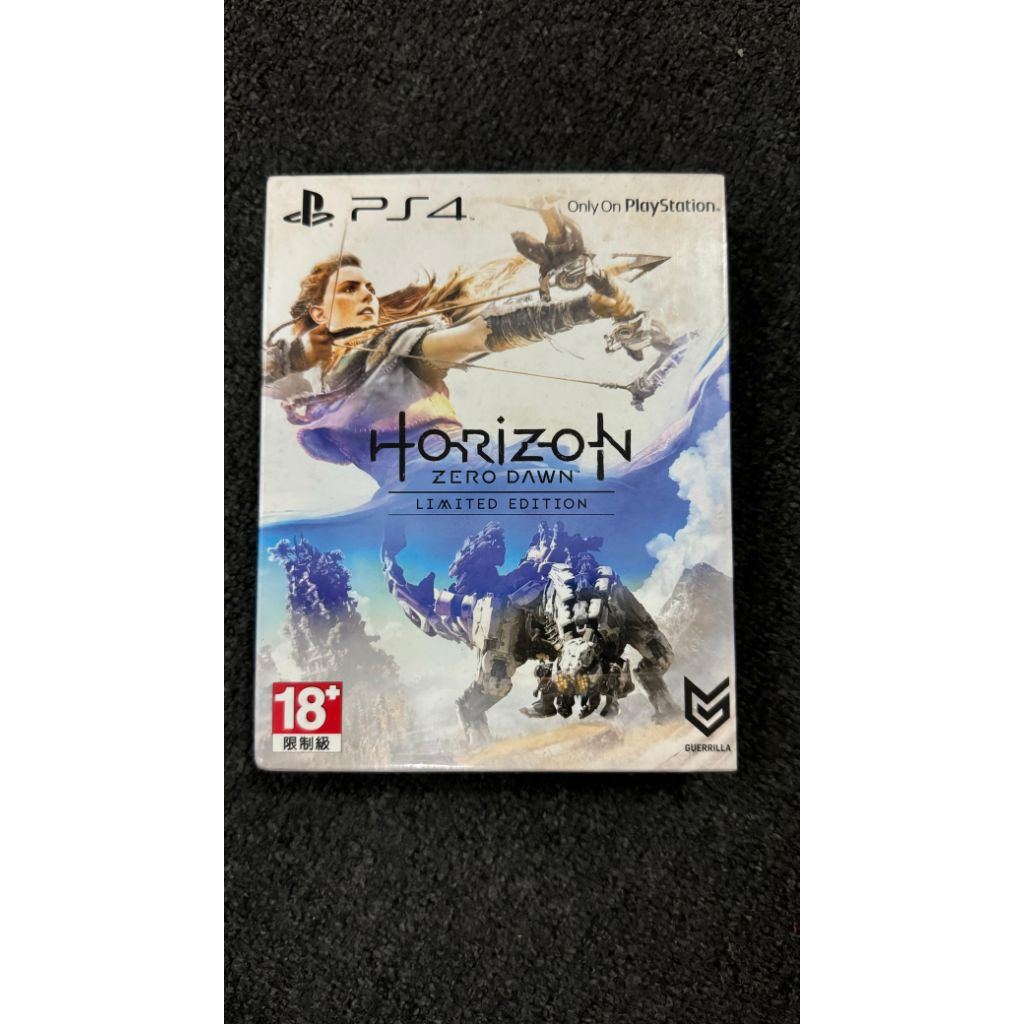 KASET GAME PS 4 BLURAY DISC - HORIZON ZERO DAWN (STEELCASE & ARTBOOK EDITION) - ORI - SECOND