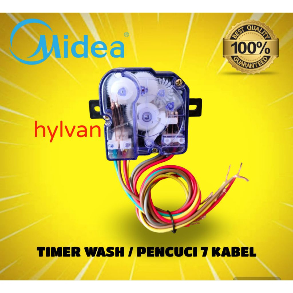 TIMER WASH MIDEA 2 TABUNG 7 KABEL