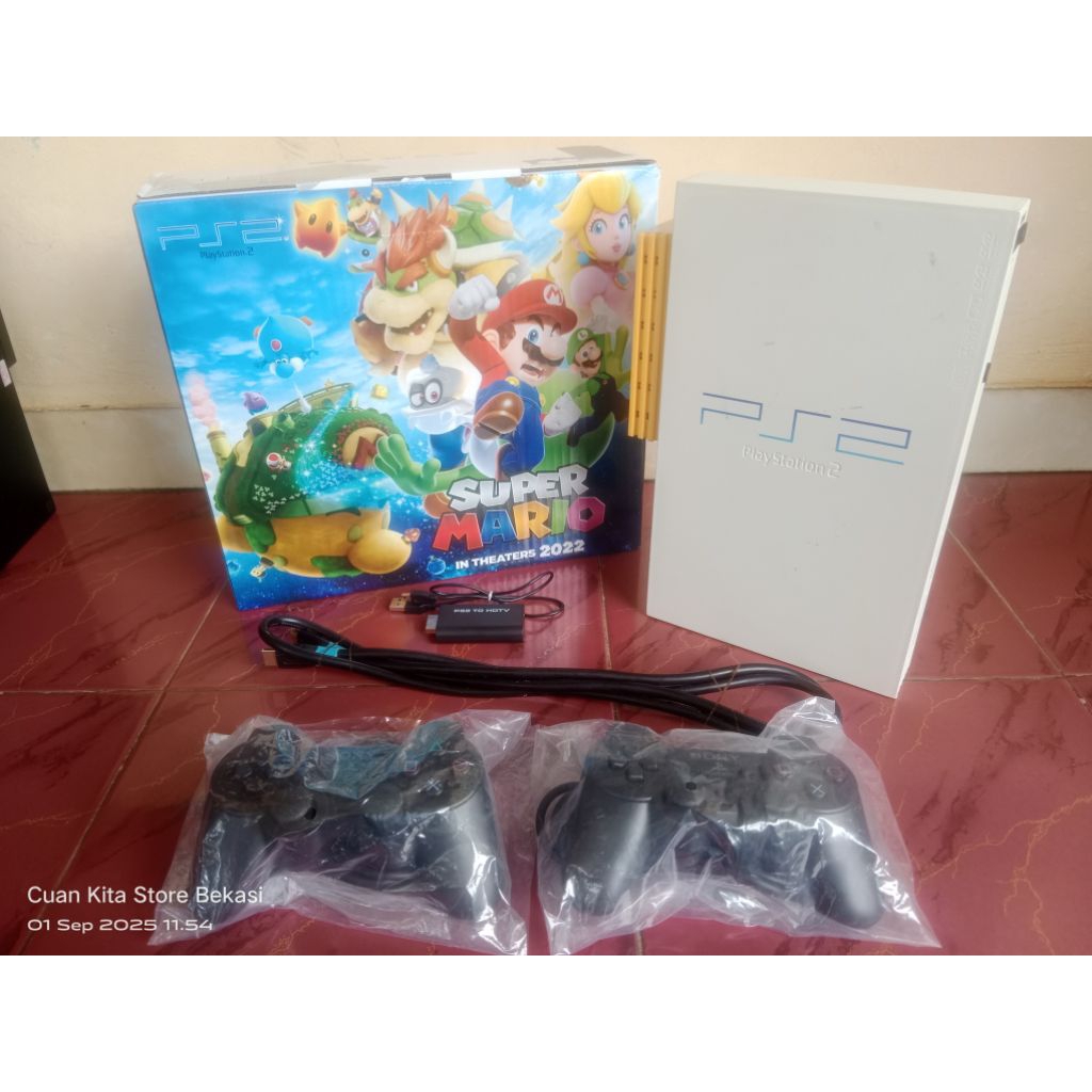 PS2 FAT MULTIFUNGSI FULLSET LENGKAP MURAH || PS2 FAT PUTIH MURAH || PS2 FAT