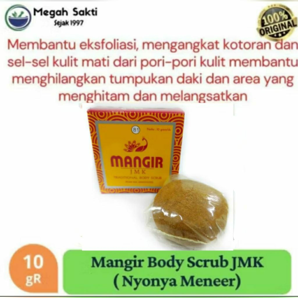 JMK Ny Meneer Mangir Tradisional Body Scrub 10gr