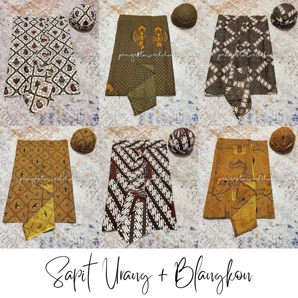 [SB28] JARIK SEMBONG /SAPIT URANG + BLANGKON SOLO/ SUNDA POLOSAN