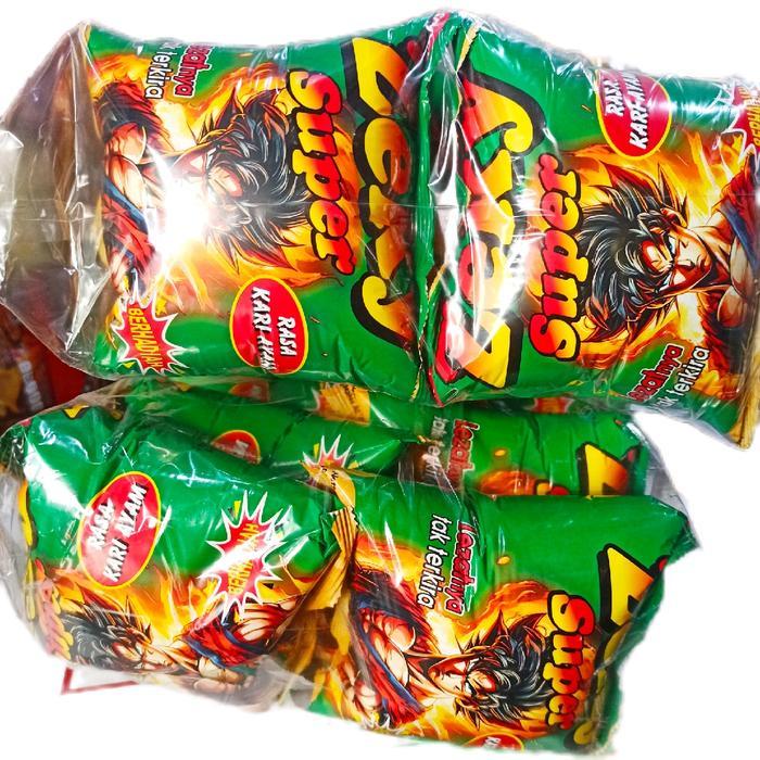 

Chiki Zeky Super Berhadiah (1 Pack isi 10 pcs)/Ciki Snack Berhadiah Zeky Super/Ciki Zeky Berhadiah Kejutan jajanan