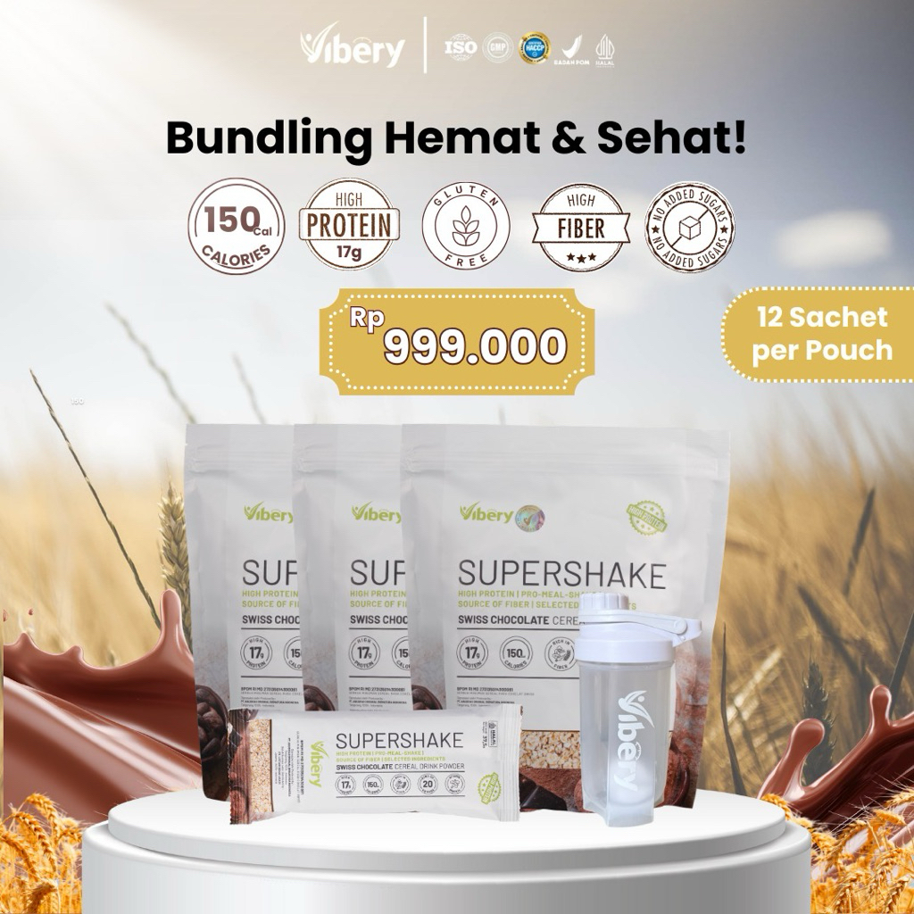 

Vibery Supershake | Meal Replacement | 3 Pouch