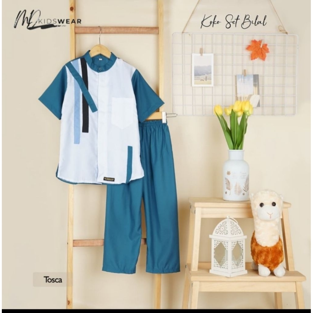 Setelan Koko  Anak Laki Laki Bilal katun toyobo