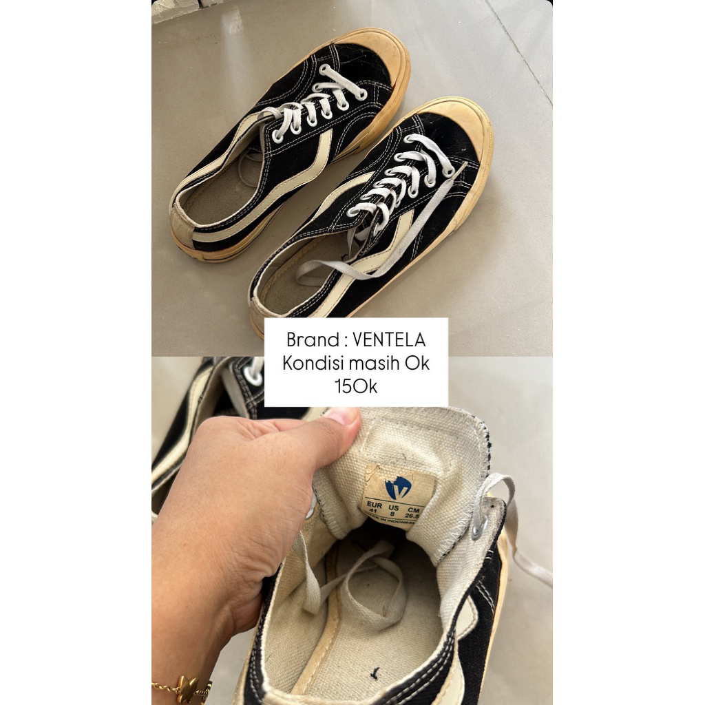 preloved sepatu ventela