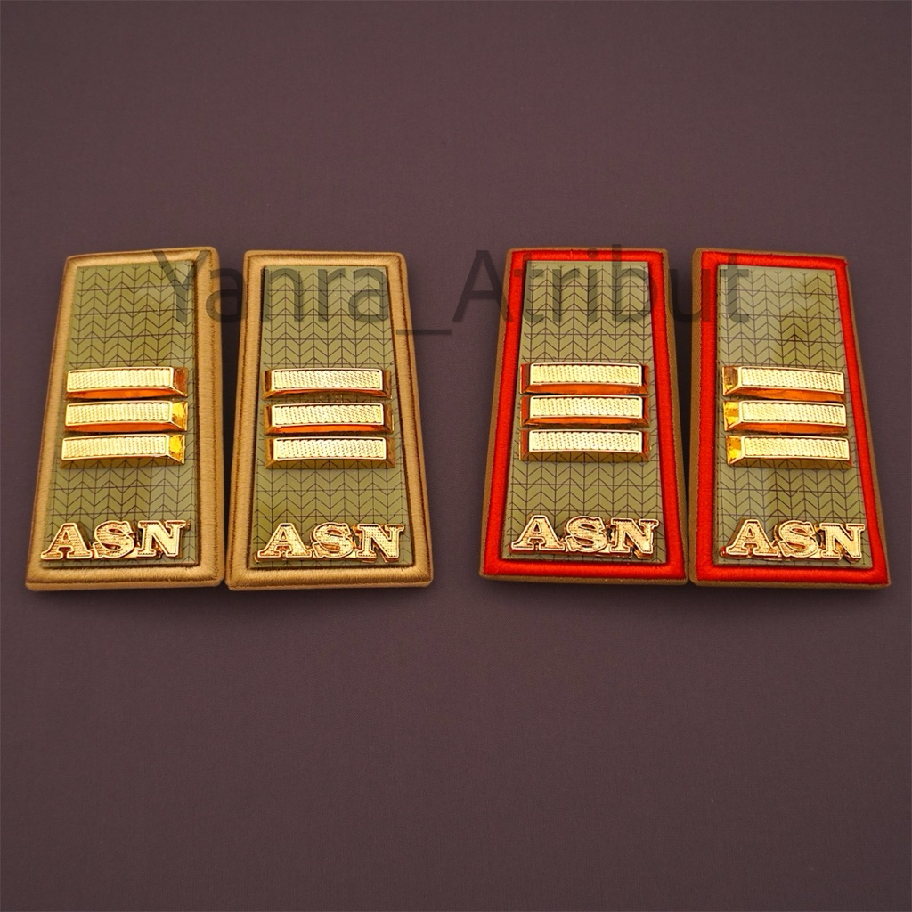 Pangkat Asn Sumsel 3C Merah Khaki / Pangkat Pns Sumatera Selatan Premium
