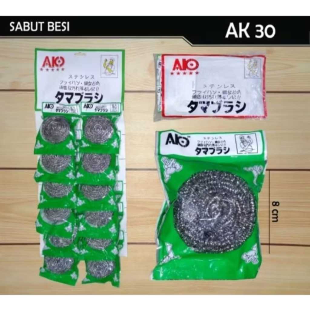 GROSIR (12PCS) SABUT CUCI PIRING STAINLESS / SABUT KAWAT / SPON CUCI PIRING