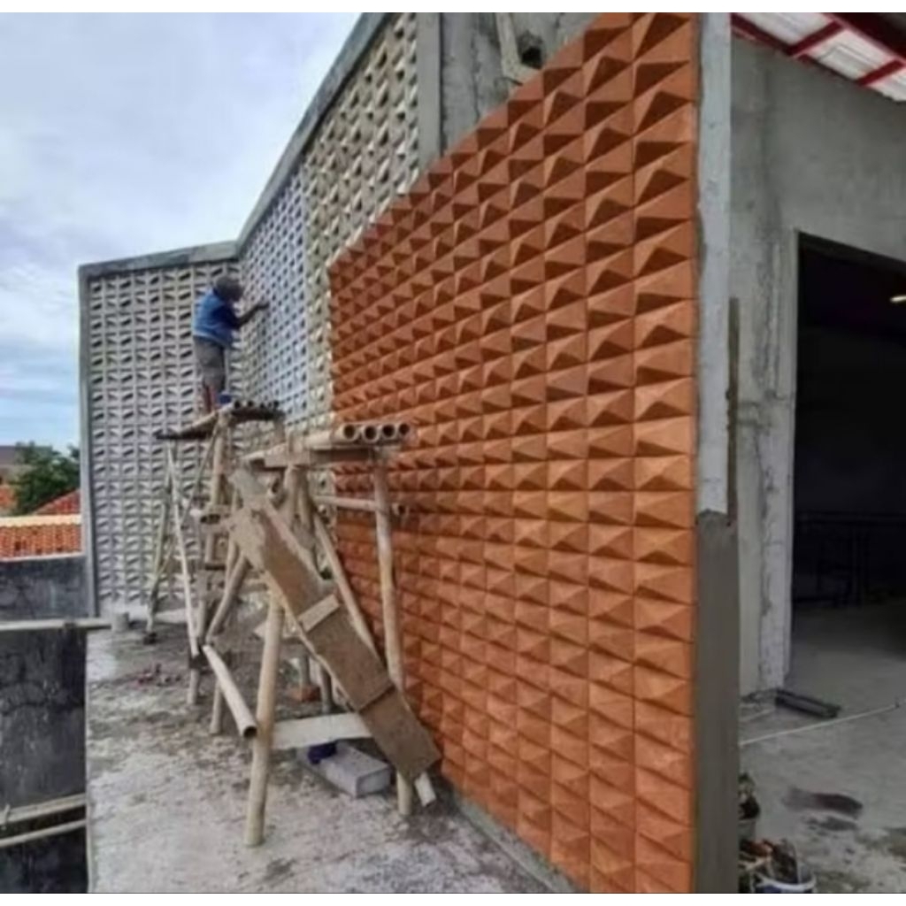 Roster tempelan/Roster beton ornamen tempelan dingding