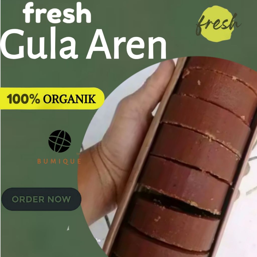 

Gula Aren Segar Nira Asli Tanpa Pengawet Berkualitas Berat 1 kg