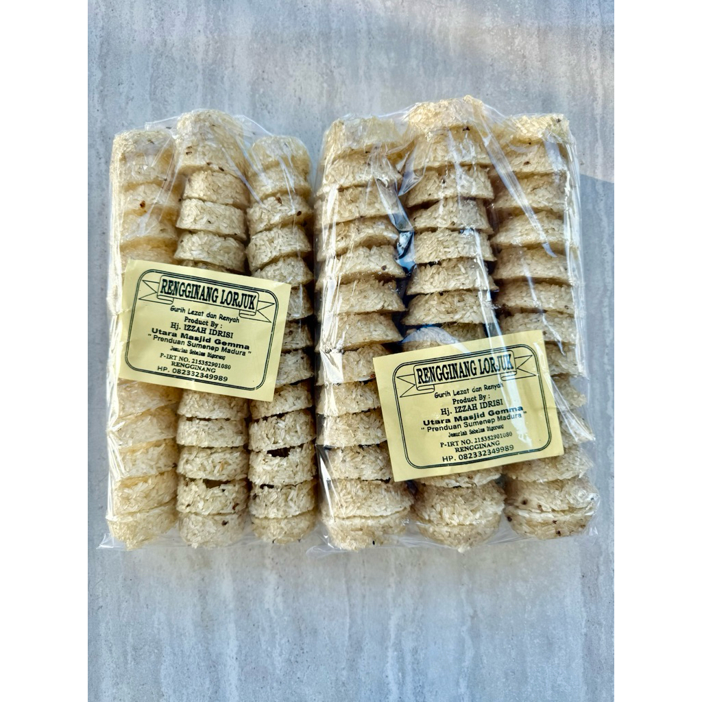 

Rengginang Lorjuk Gurih Lezat dan Renyah - 40 Pcs