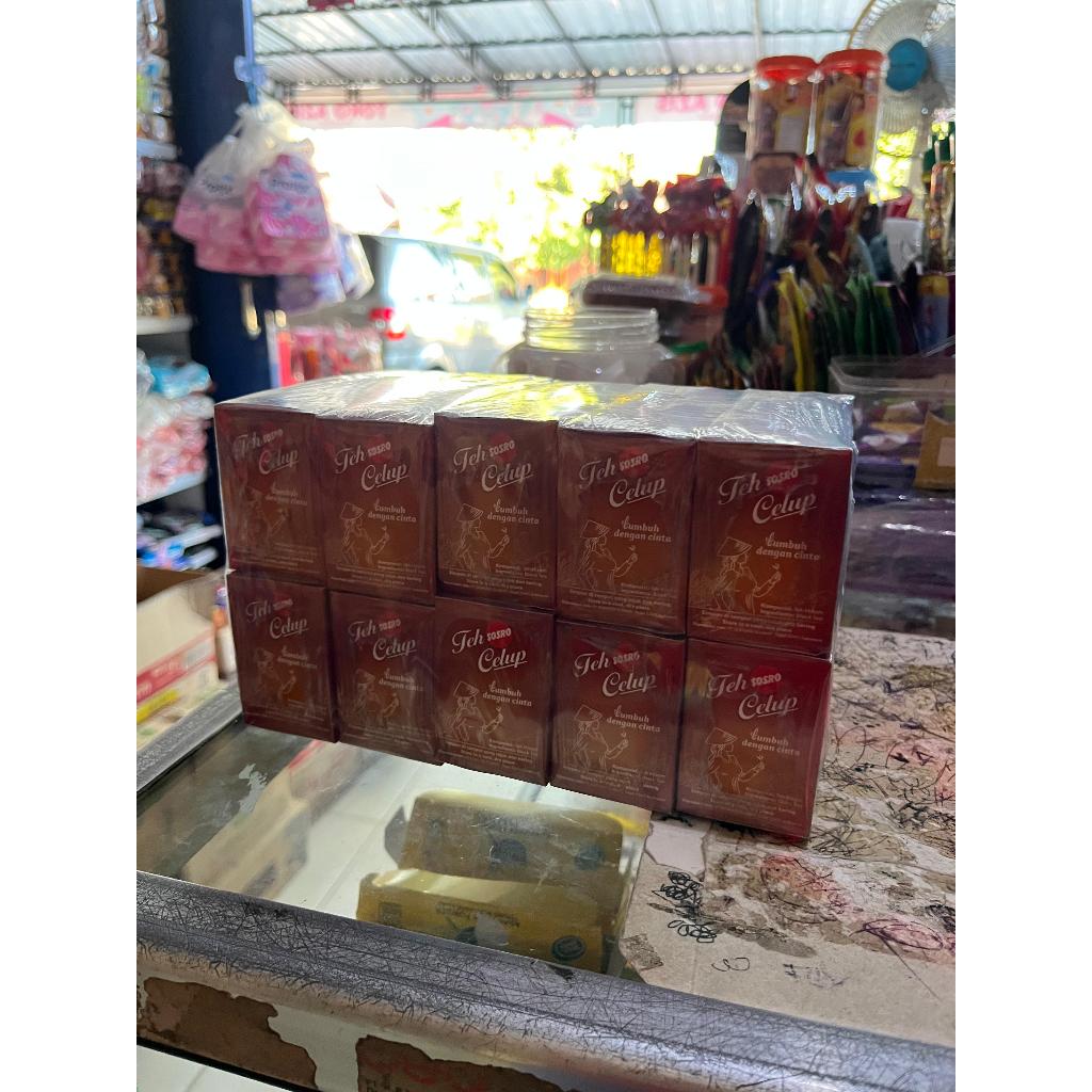 

TEH SOSORO CELUP SATU SLOP ISI 10 KOTAK