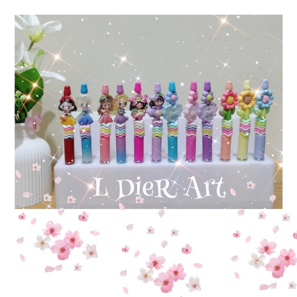 

Pulpen DIY manik hias seri Girl Fairy Flower