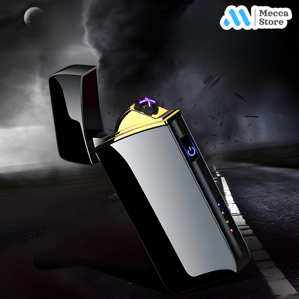 Korek Api Elektrik Plasma Pulse Arc Lighter LED