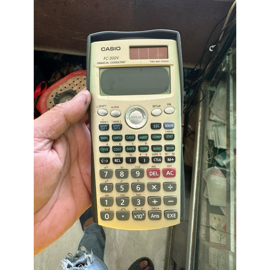 

KALKULATOR FINANSIAL CASIO FC-200V ORIGINAL 100%