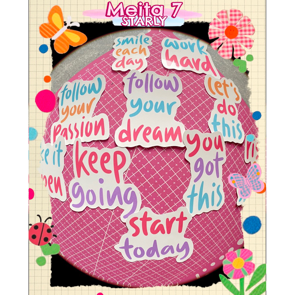 

STARLY 051 MEITA 7 STIKER AESTETIC STIKER KAWAI STIKER TUMBLR STIKER LUCU STIKER LAPTOP STIKER BOTOL MINUM