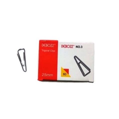 

[50GR] 1BOX ISI 60PCS PAPER CLIP / DEBOZZ TRIGONAL CLIP / PENJEPIT KERTAS KECIL NO.3