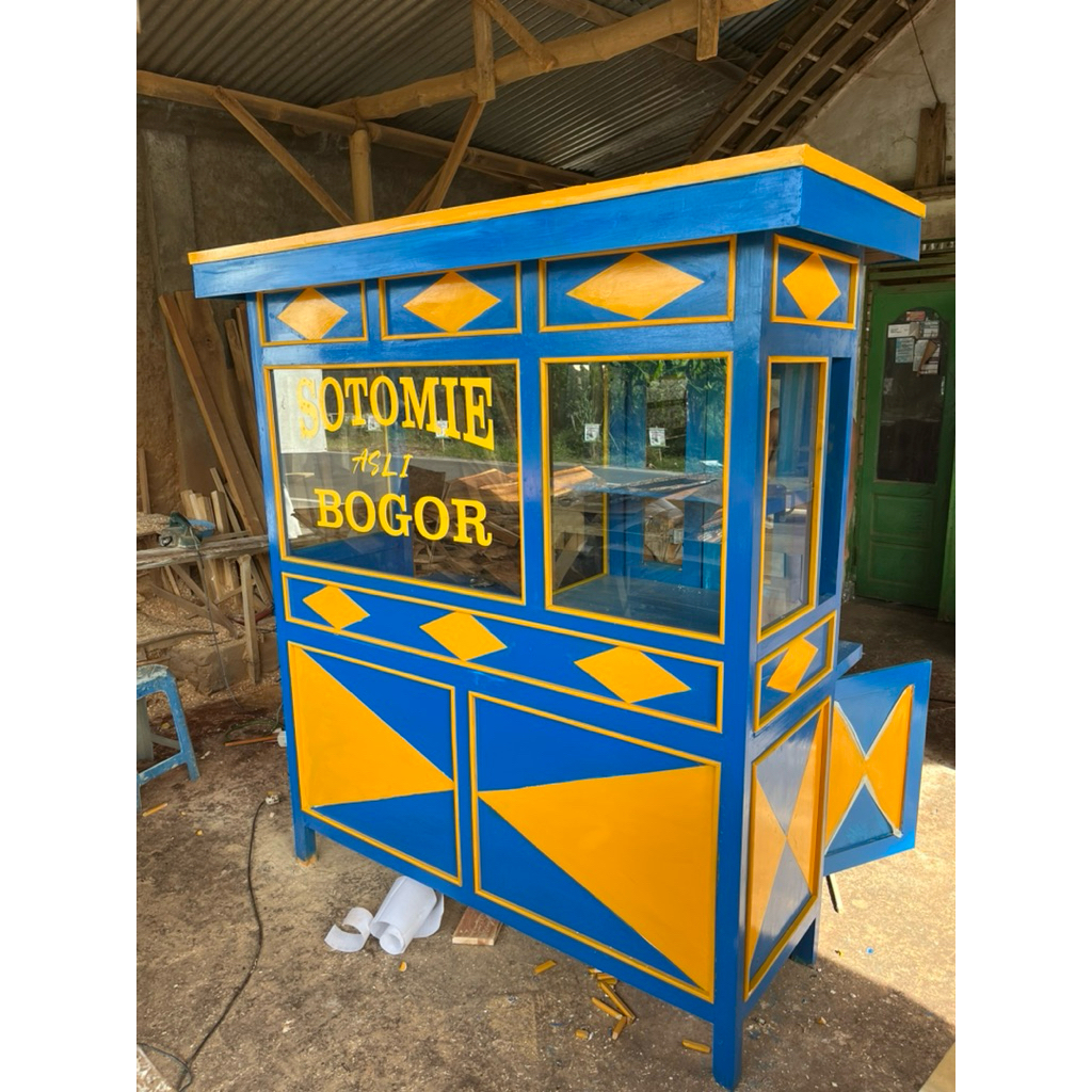 Gerobak soto mie asli bogor