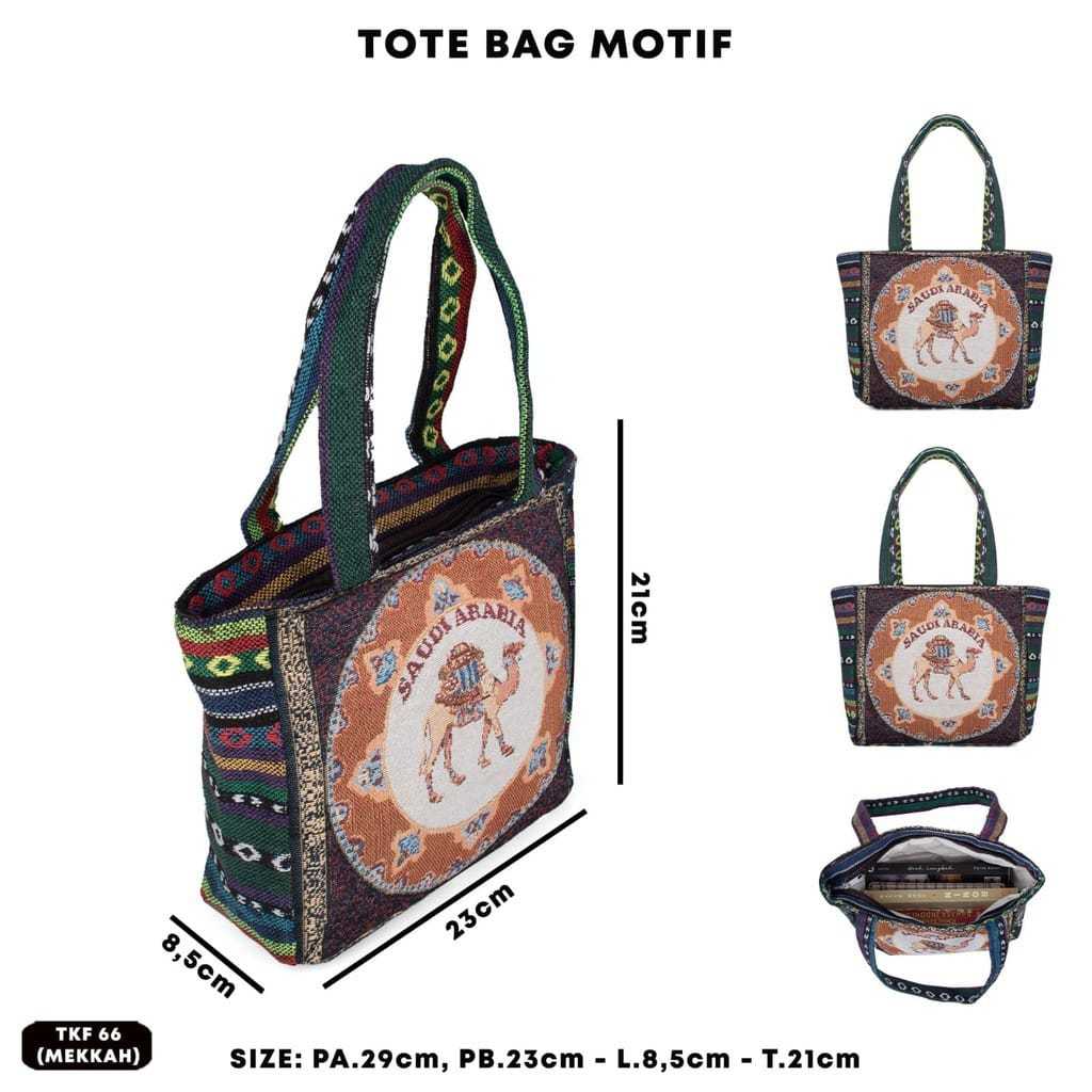 Tas Oleh Oleh Haji Dan Umroh Tottebag Kanvas Makkah Tas Mekah Madinah Tas Mekkah Madinah Mewah