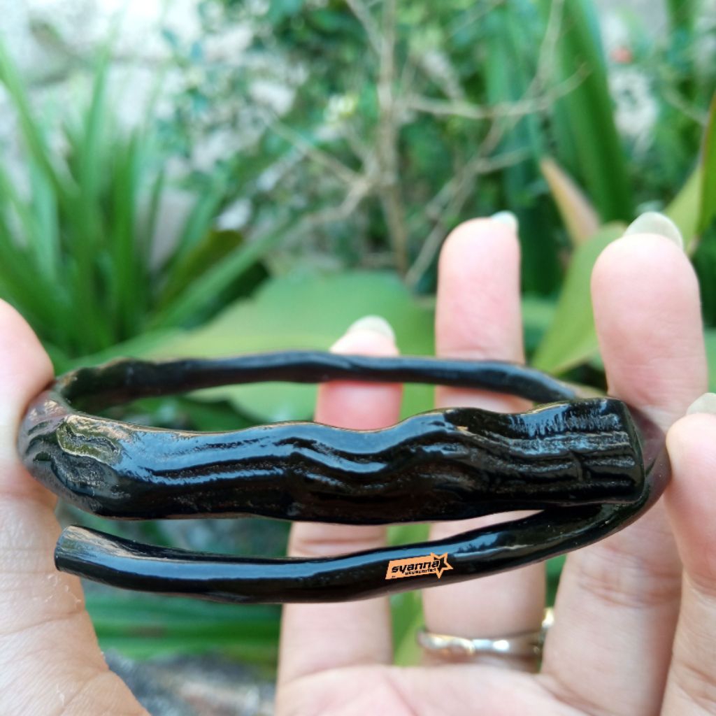 Gelang Akar Bahar Hitam Serat