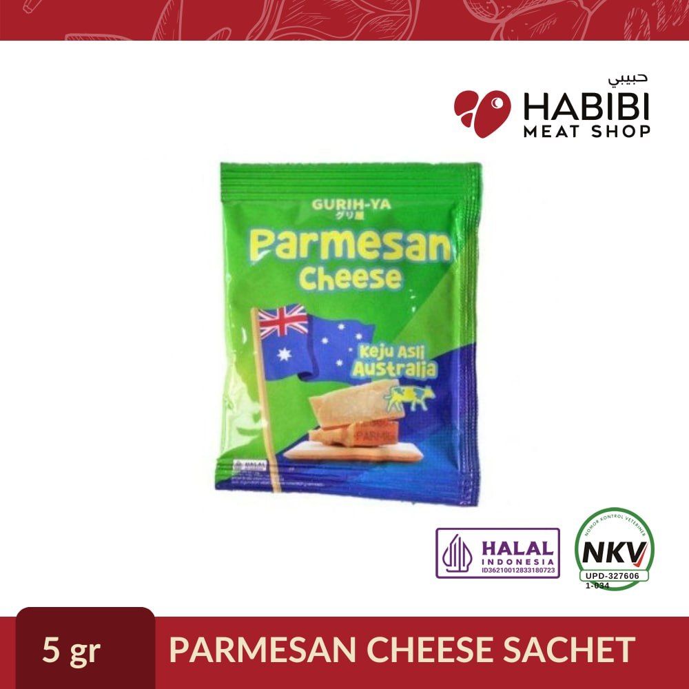 

GURIH-YA PARMESAN CHEESE SACHET (5gr)