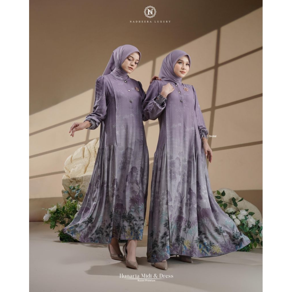 HUNARIA SERIES (MIDI & DRESS) BY NADHEERA LUXURY✨