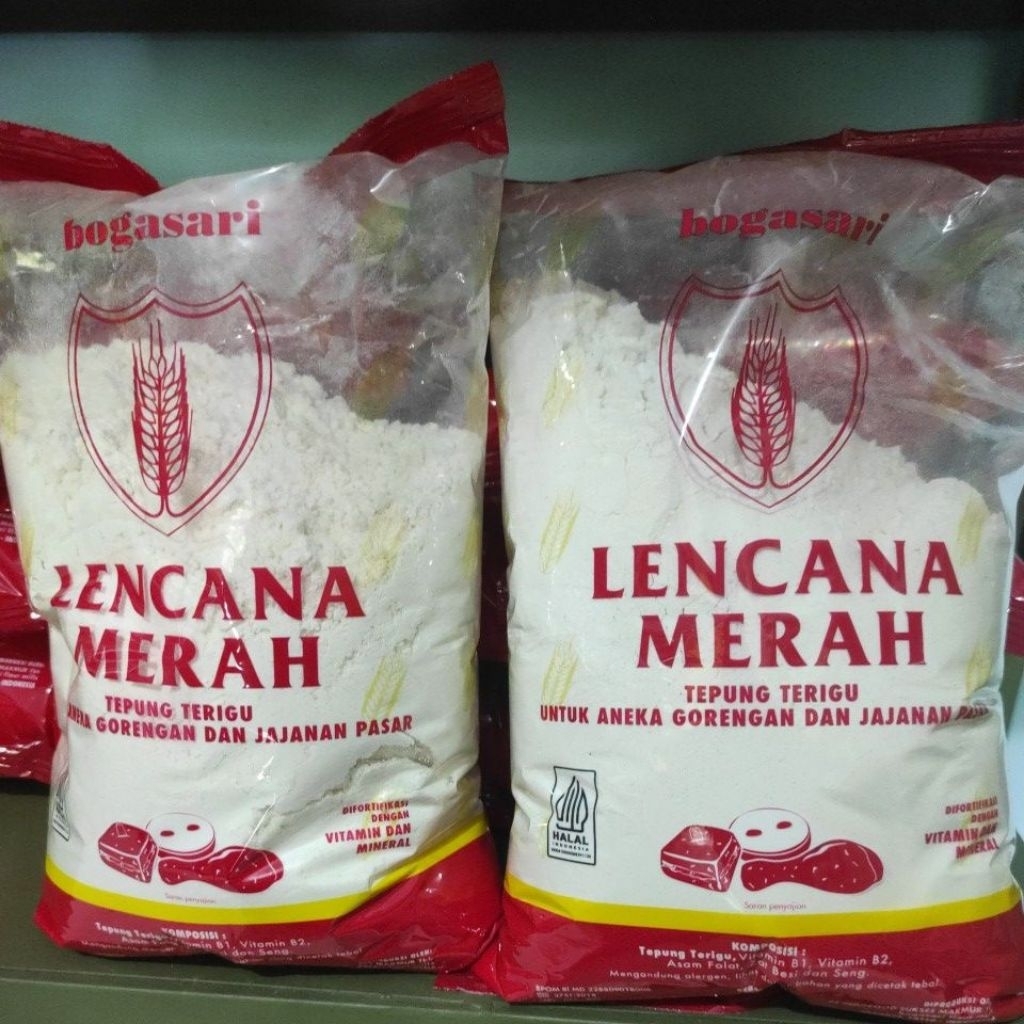 

Terigu Lencana Merah 1kg Bogor