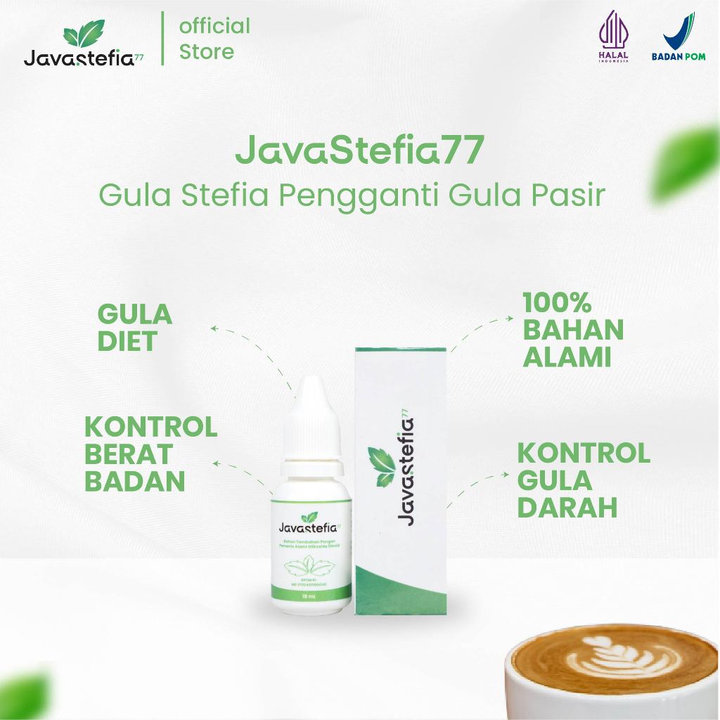 

Javastefia Original Natural Sweetener Gula Sehat 0 Kalori 15ml