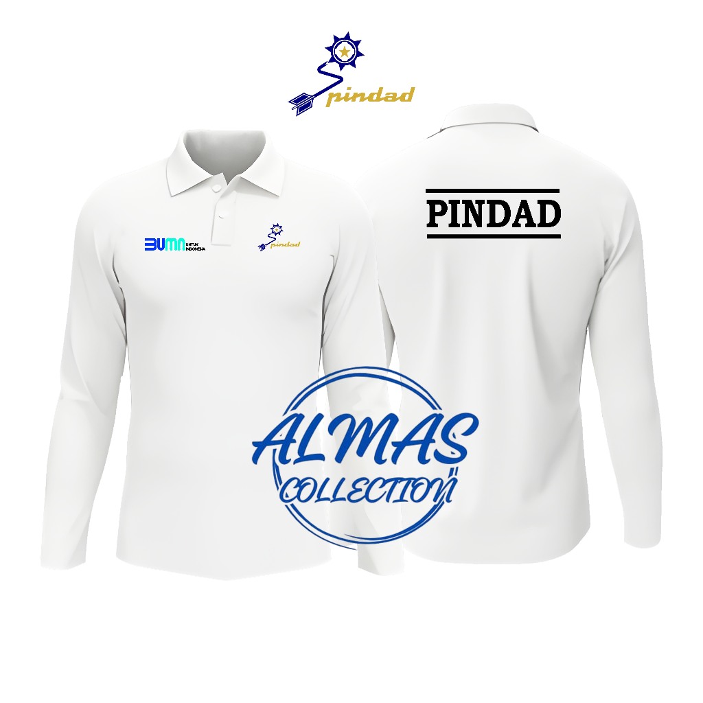 KAOS MODEL POLO KERAH PINDAD - POLO SHIRT PINDAD